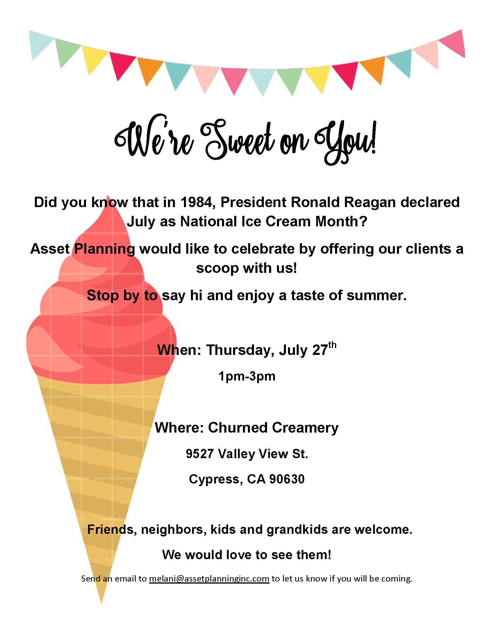 Ice Cream Event Flyer 2